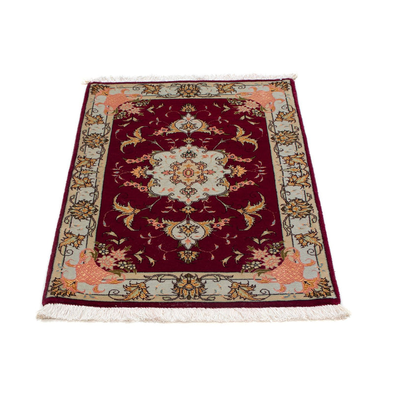 Perserteppich - Täbriz - Royal 90 x 60 cm - dunkelrot
