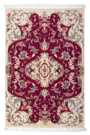 Perserteppich - Täbriz - Royal 90 x 60 cm - dunkelrot