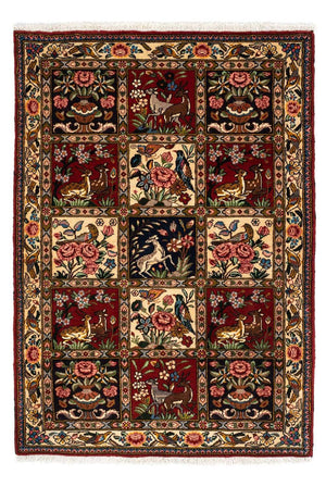 Perserteppich - Nomadic 148 x 103 cm - dunkelrot