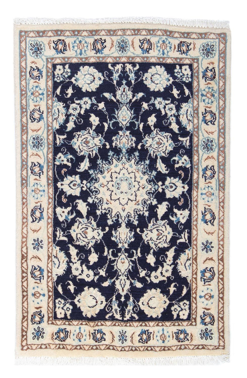 Perserteppich - Nain 85 x 55 cm - dunkelblau
