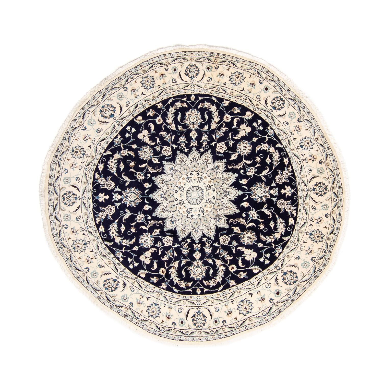 Perserteppich - Nain 243 x 243 cm Teppich Rund