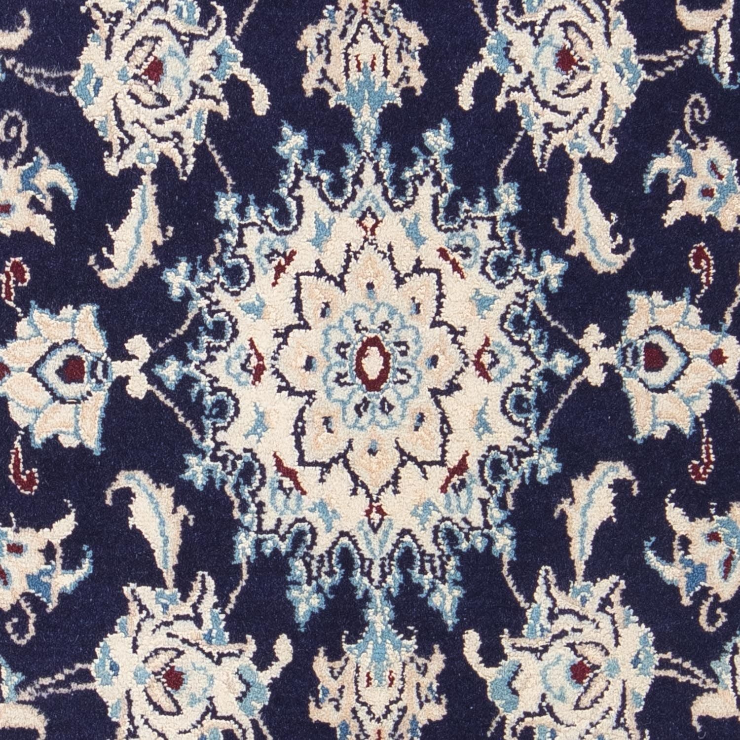 Perserteppich - Nain - Royal 94 x 56 cm - dunkelblau