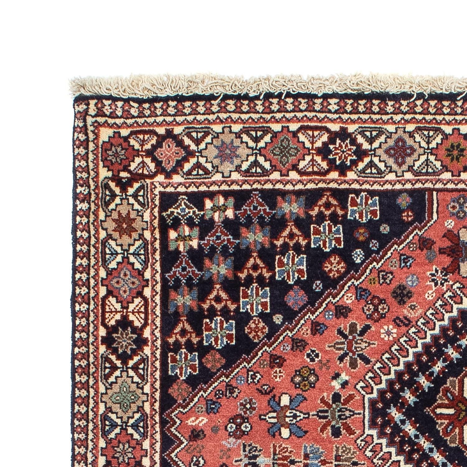 Perserteppich - Nomadic 144 x 102 cm - dunkelblau