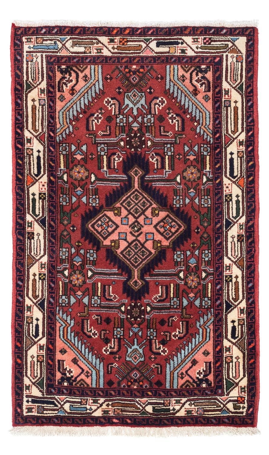 Perserteppich - Nomadic 125 x 80 cm - dunkelrot
