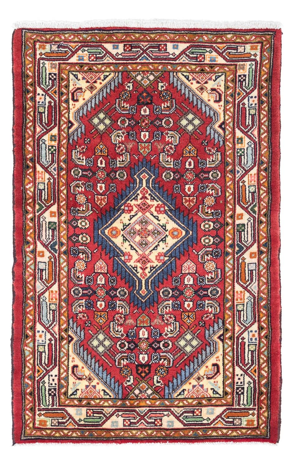 Perserteppich - Nomadic 125 x 80 cm - rot