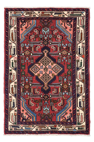 Perserteppich - Nomadic 125 x 80 cm - dunkelrot
