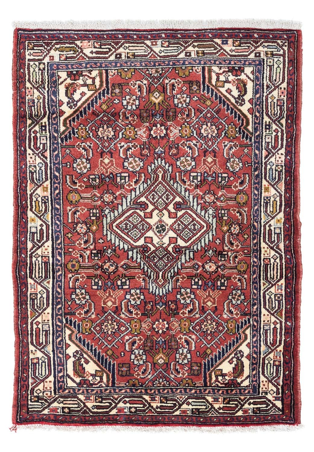 Perserteppich - Nomadic 125 x 80 cm - hellrot