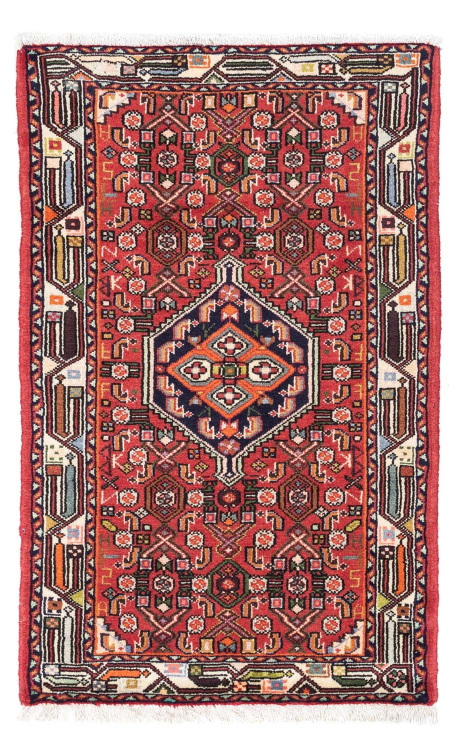 Perserteppich - Nomadic 125 x 80 cm - rot
