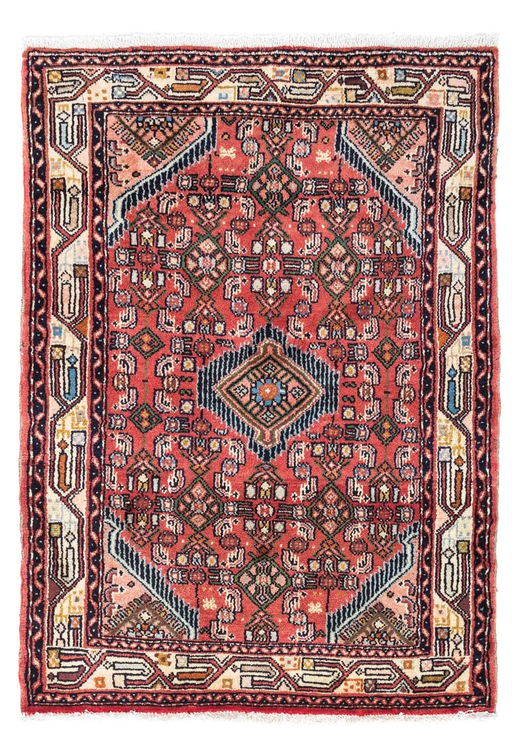 Perserteppich - Nomadic 125 x 80 cm - rot