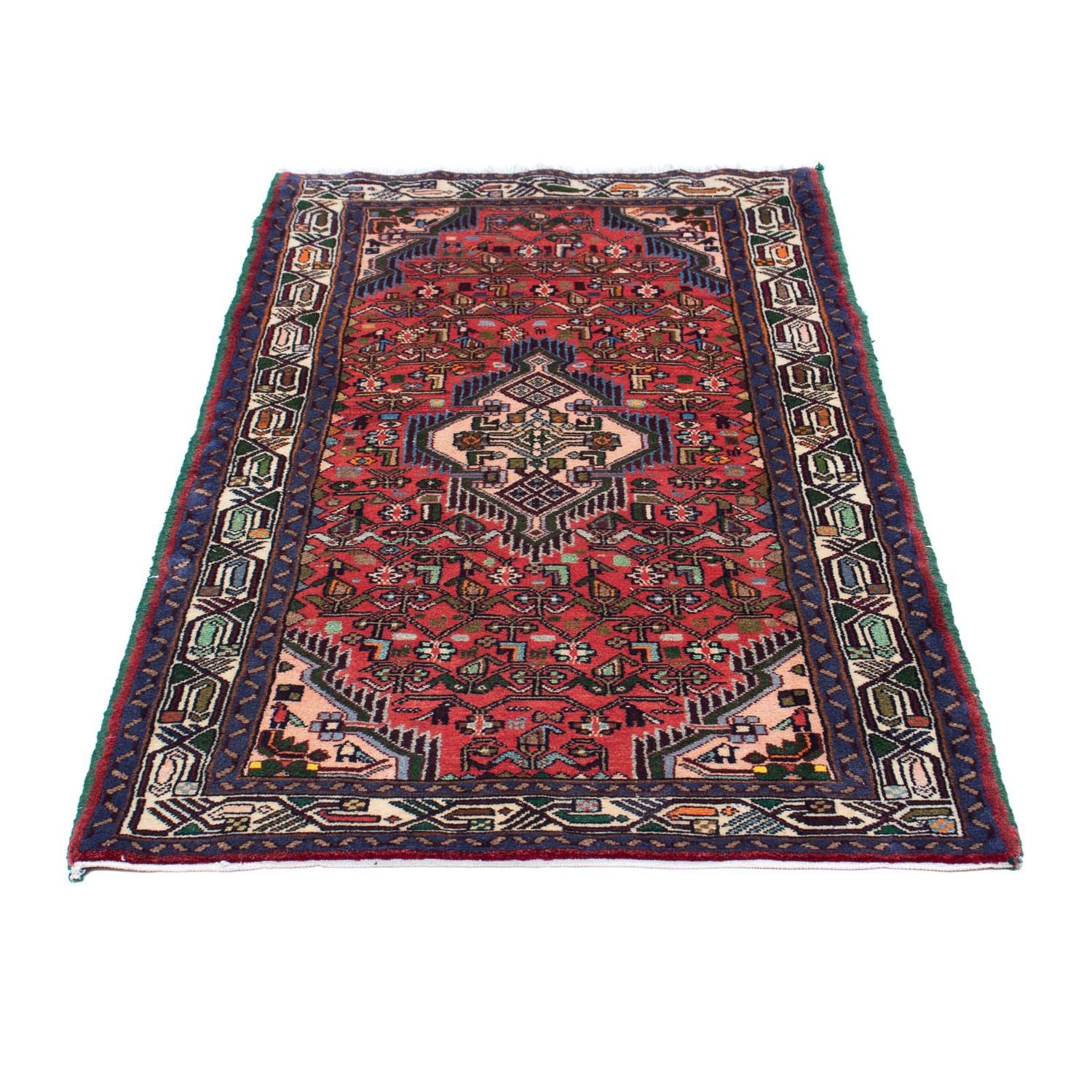Perserteppich - Nomadic 125 x 80 cm - rot