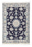 Perserteppich - Nain - Royal 90 x 60 cm - dunkelblau