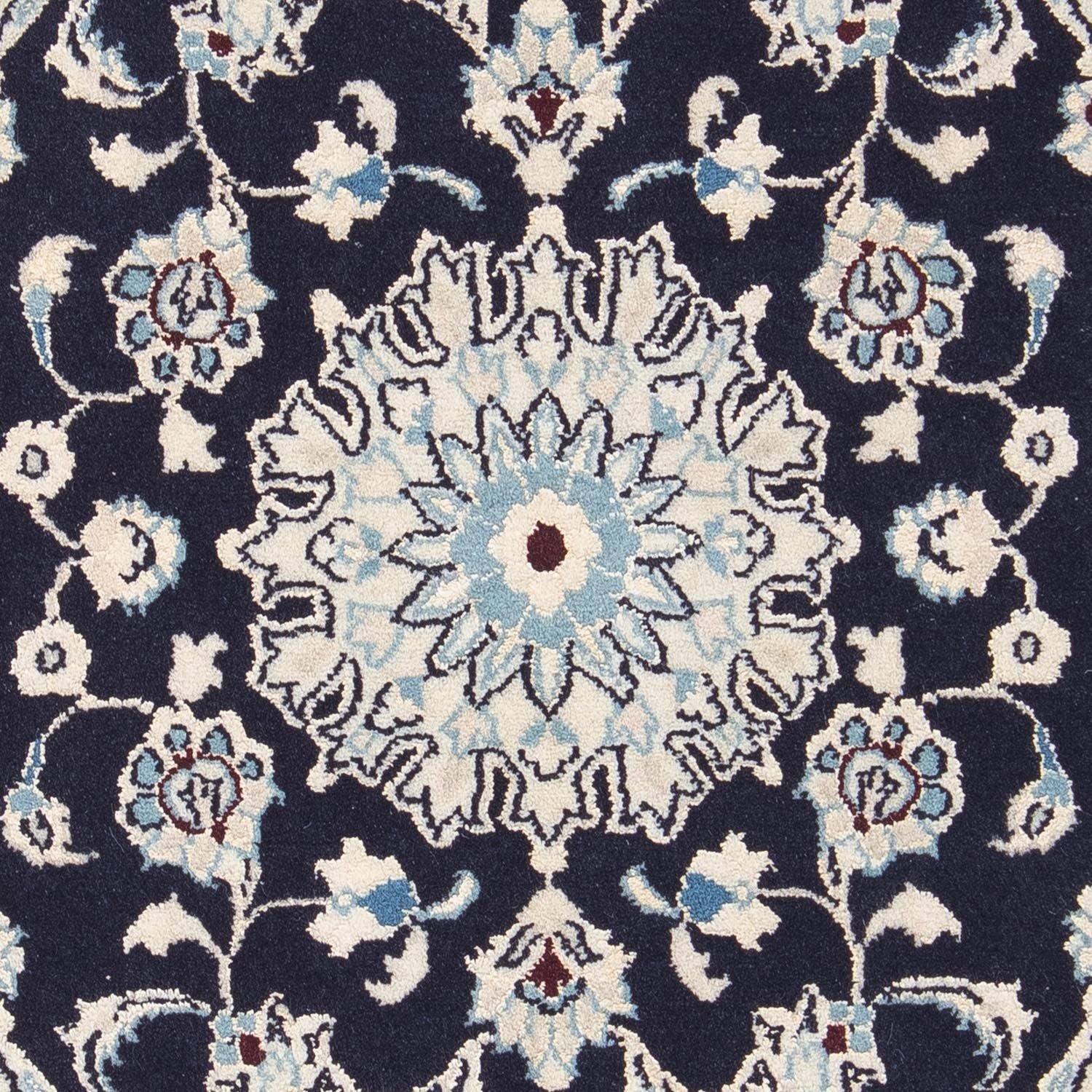 Perserteppich - Nain - Royal 90 x 60 cm - dunkelblau