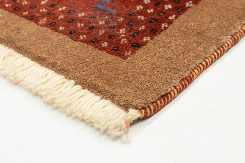 Gabbeh Teppich - Perser 150 x 110 cm - gold