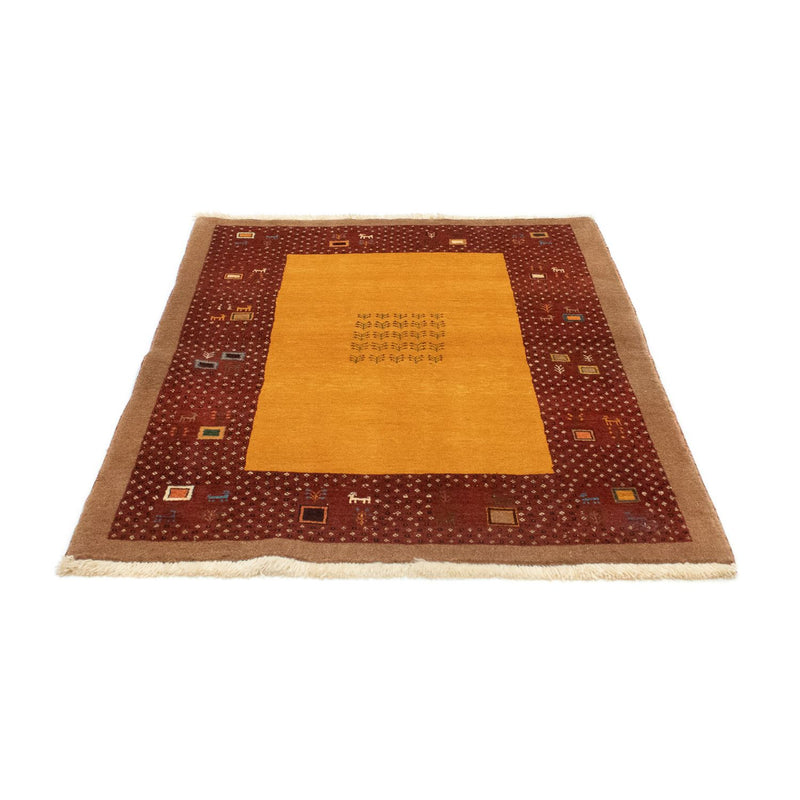 Gabbeh Teppich - Perser 150 x 110 cm - gold