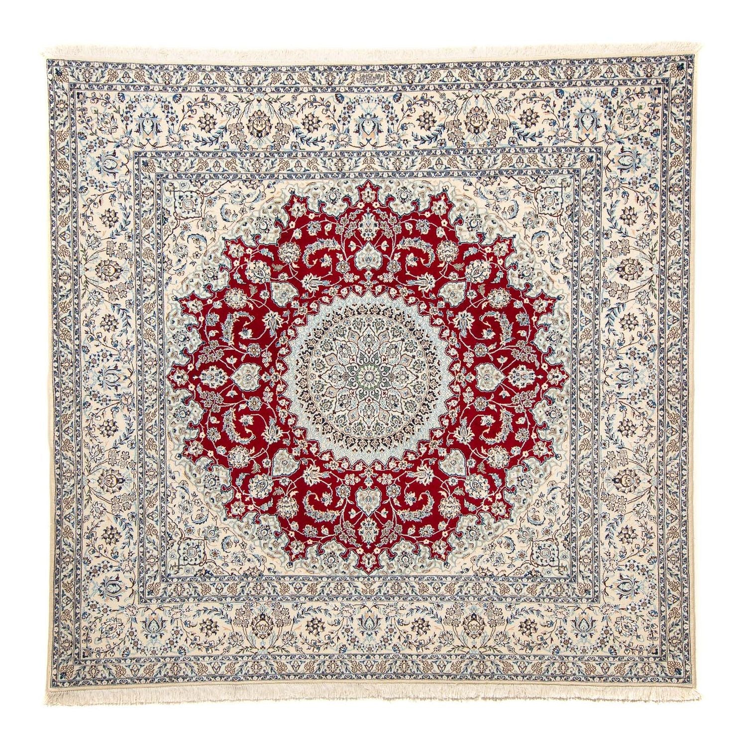 Perserteppich - Nain - Premium 205 x 197 cm Teppich Quadratisch