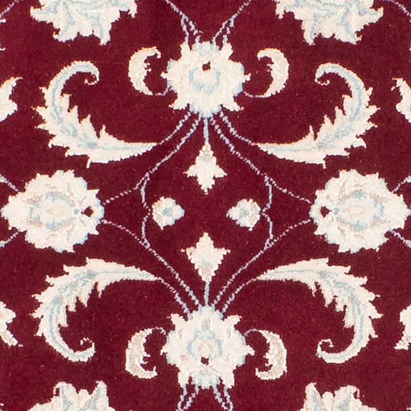 Perserteppich - Nain 398 x 84 cm - dunkelrot