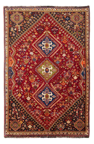 Perserteppich - Nomadic 257 x 173 cm - dunkelrot