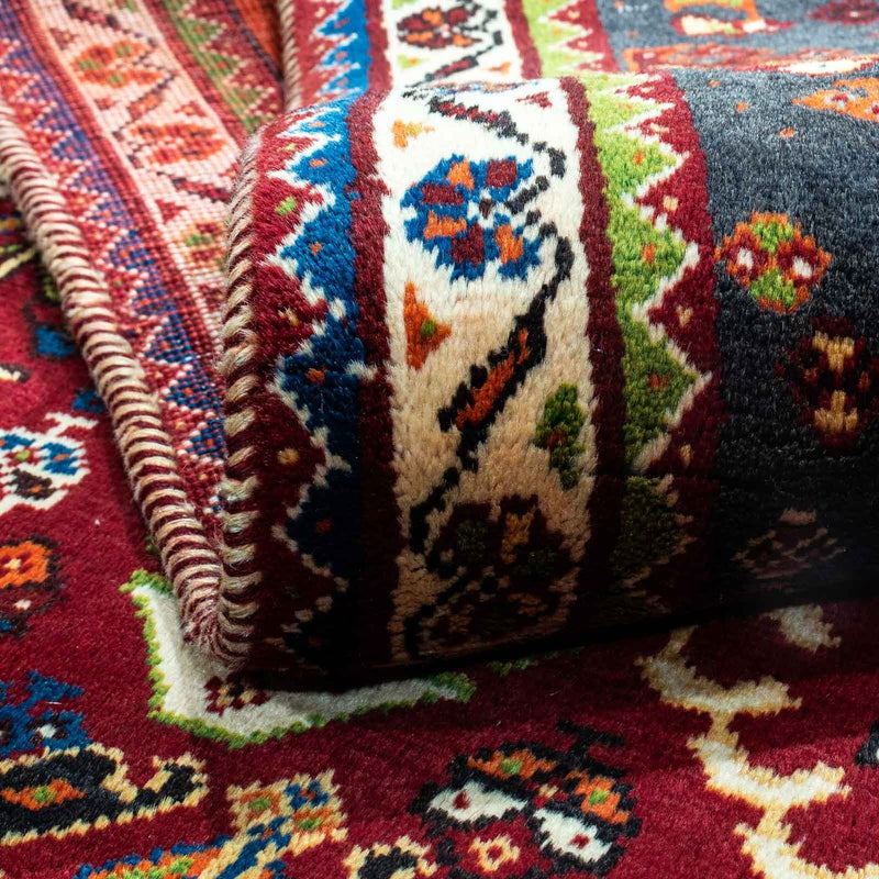 Perserteppich - Nomadic 257 x 173 cm - dunkelrot