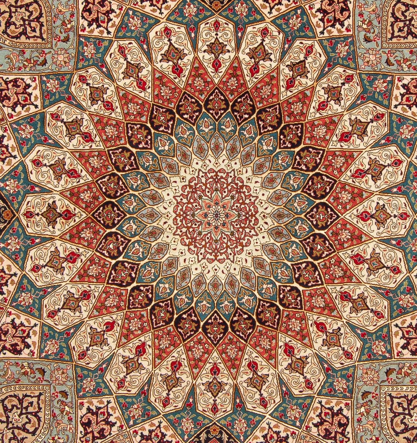 Perserteppich - Täbriz - Royal 254 x 204 cm Wohnzimmer Teppich