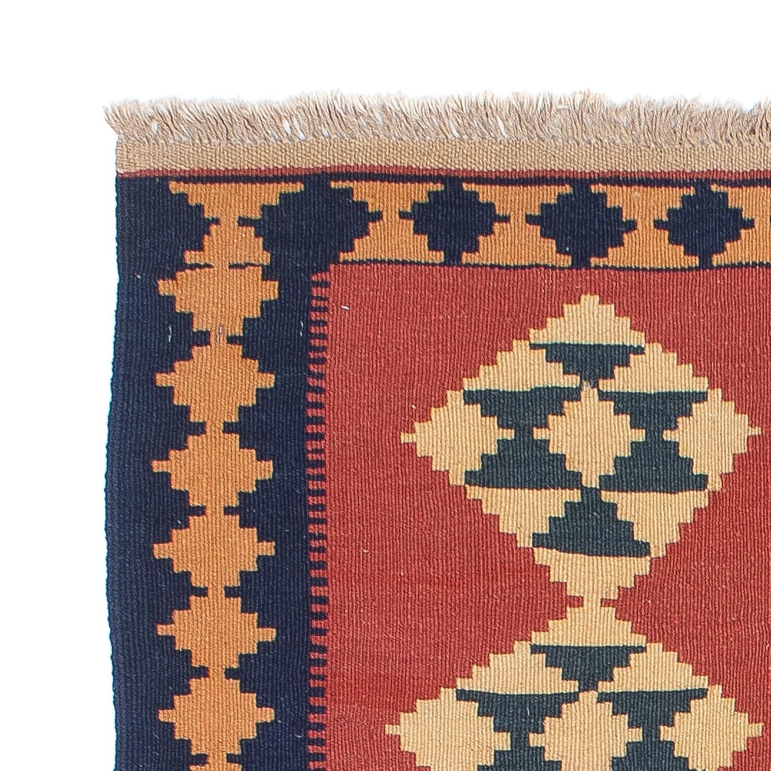 Kelim Teppich - Oriental 152 x 87 cm - dunkelrot