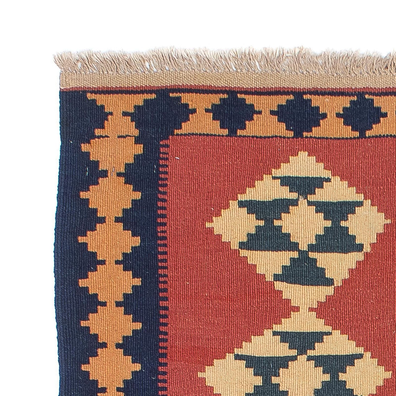 Kelim Teppich - Oriental 152 x 87 cm - dunkelrot