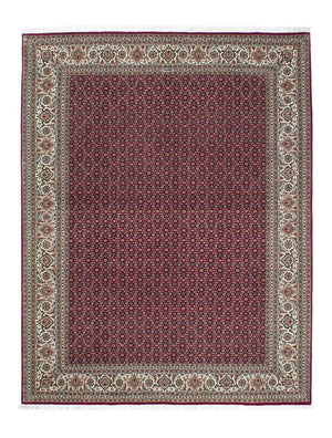 Perserteppich - Täbriz 202 x 151 cm - dunkelrot