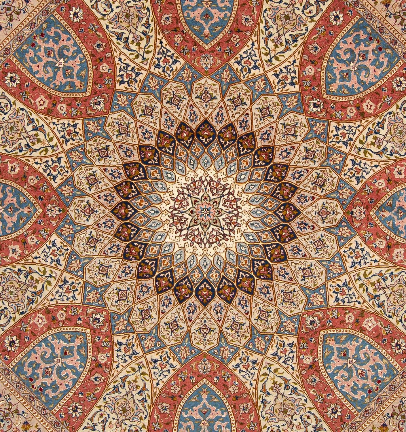 Perserteppich - Täbriz - Royal 254 x 248 cm Teppich Quadratisch
