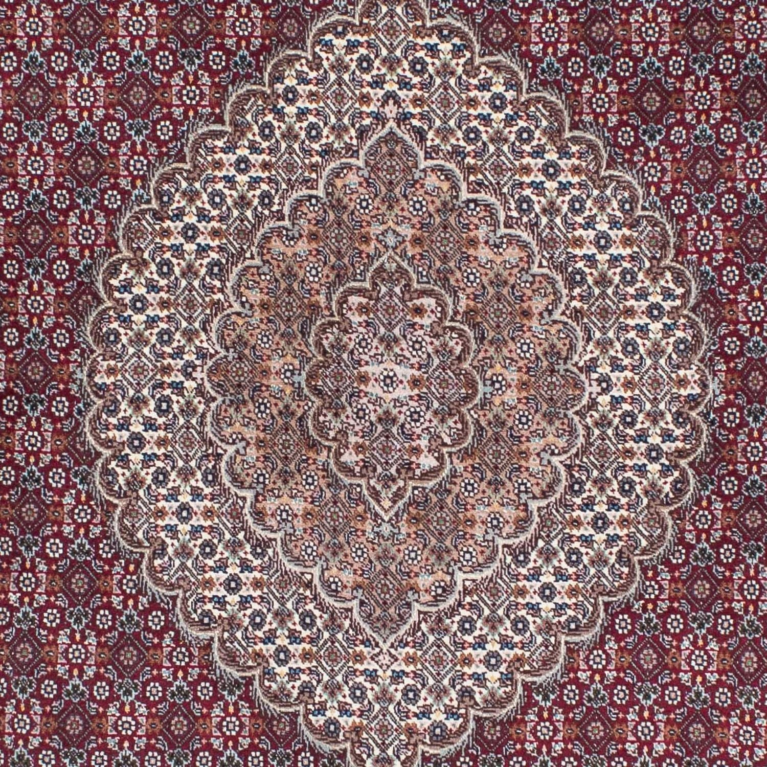 Perserteppich - Täbriz 210 x 152 cm - dunkelrot