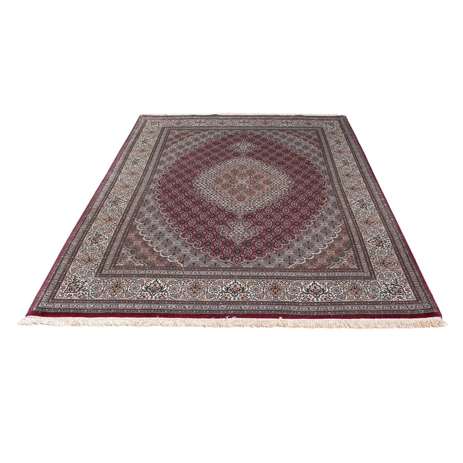 Perserteppich - Täbriz 210 x 152 cm - dunkelrot