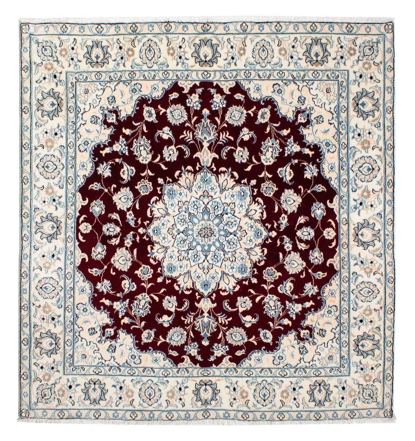 Perserteppich - Nain - Royal 156 x 145 cm Teppich Quadratisch