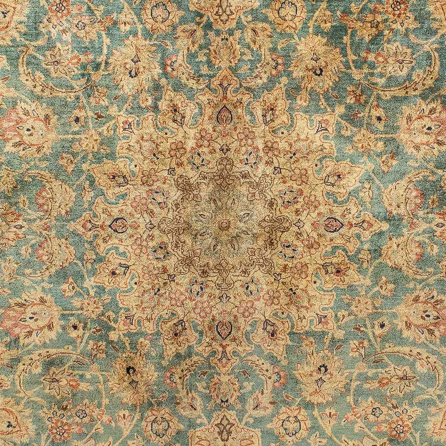 Seidenteppich - Ghom Seide - Premium 216 x 132 cm Teppichbrücke