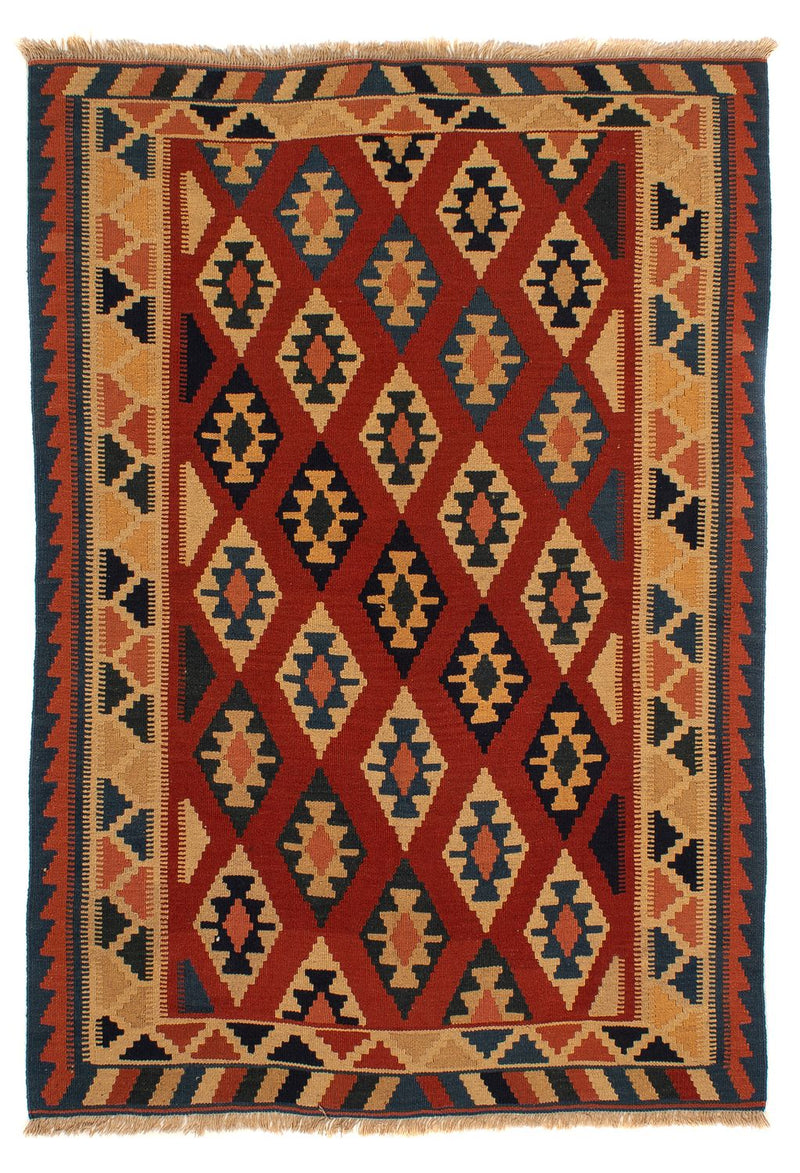 Kelim Teppich - Oriental 200 x 153 cm - rost