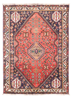 Perserteppich - Nomadic 151 x 106 cm - hellrot