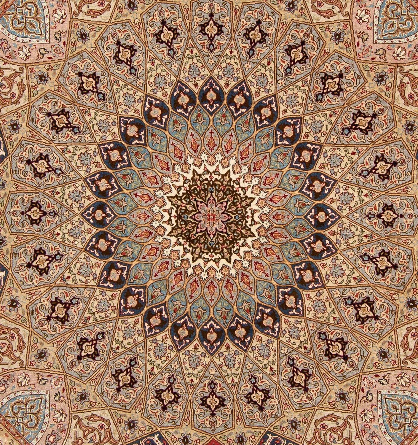 Perserteppich - Täbriz - Royal 206 x 204 cm Quadratischer Teppich