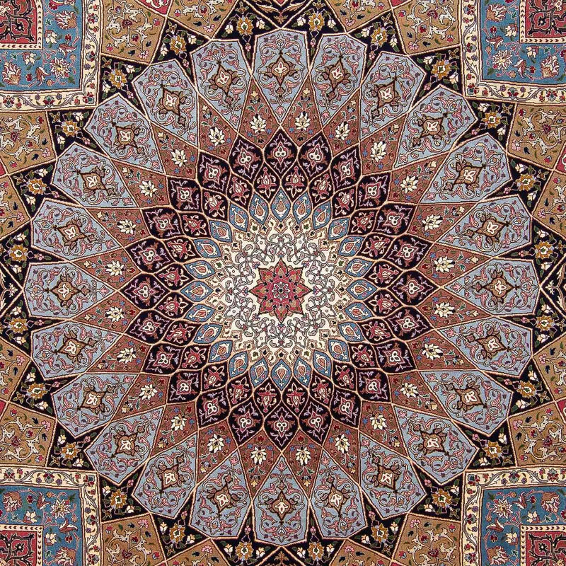 Perserteppich - Täbriz - Royal 303 x 256 cm Wohnzimmer Teppich