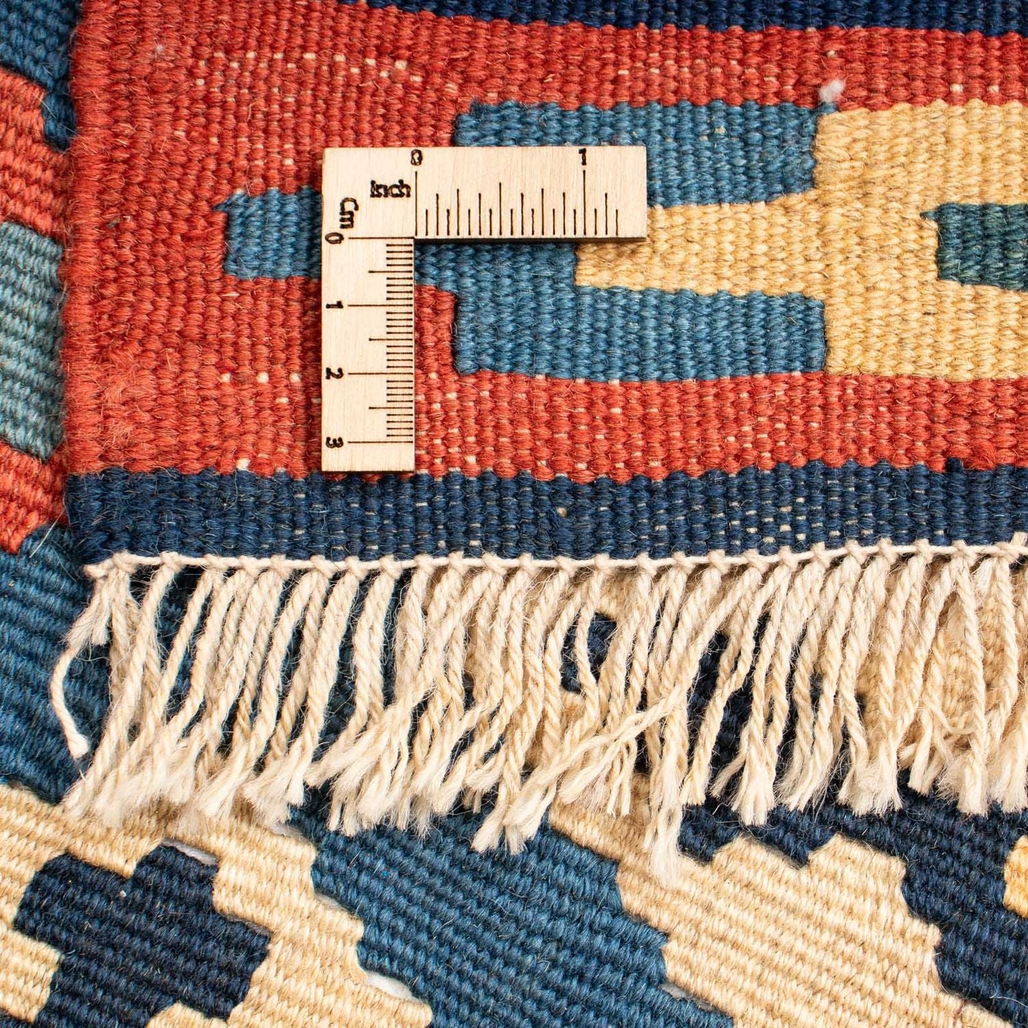 Kelim Teppich - Oriental 174 x 148 cm - blau