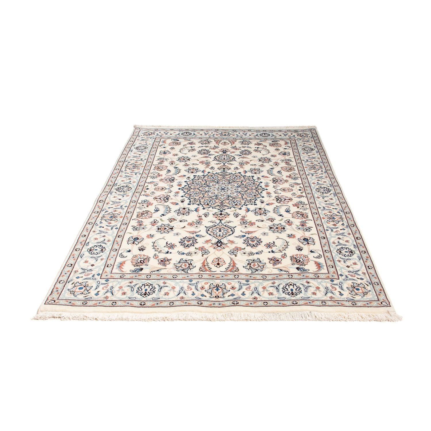 Perserteppich - Nain - Royal 197 x 137 cm Wohnzimmer Teppich