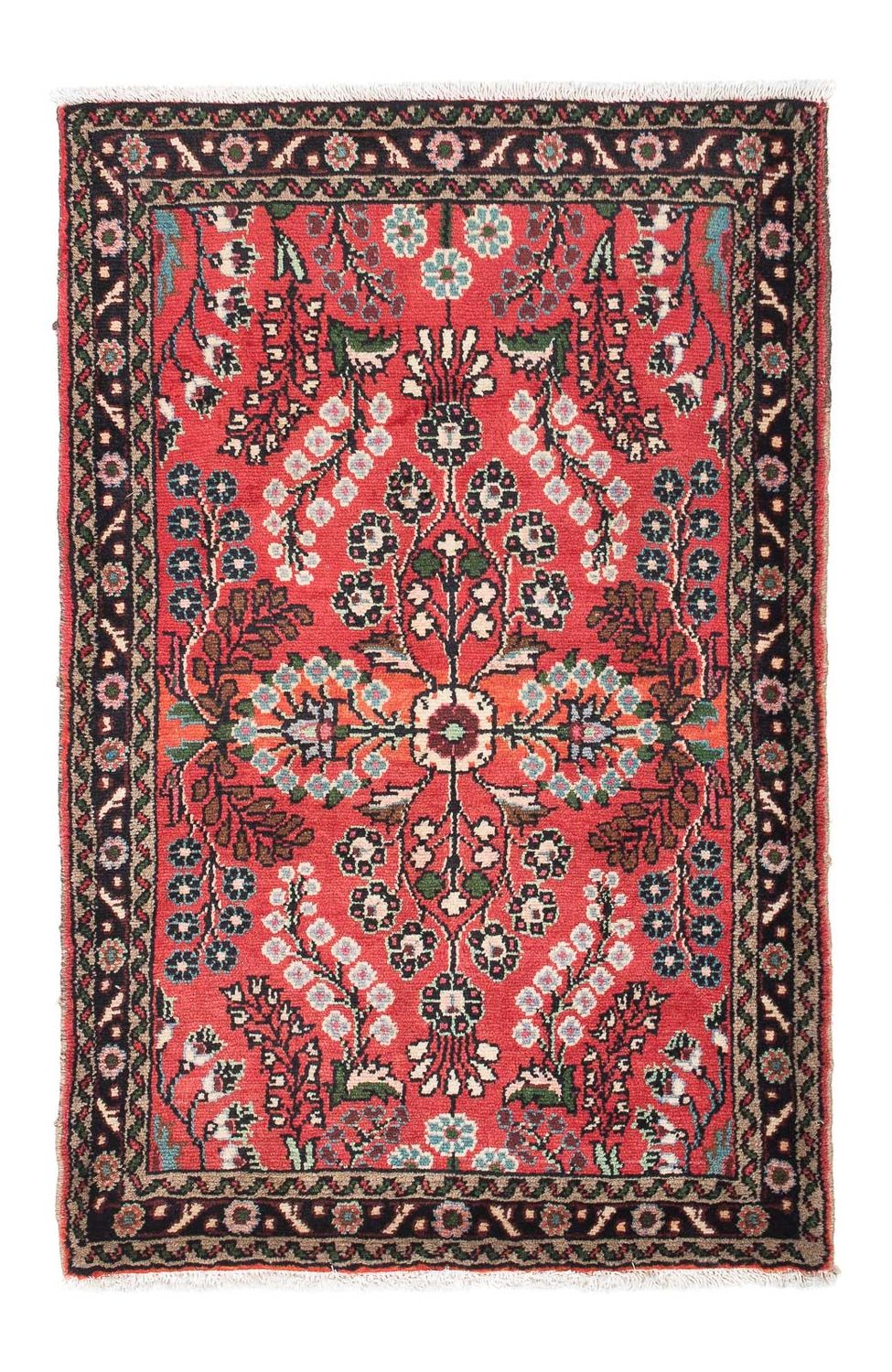 Perserteppich - Nomadic 129 x 85 cm - rot