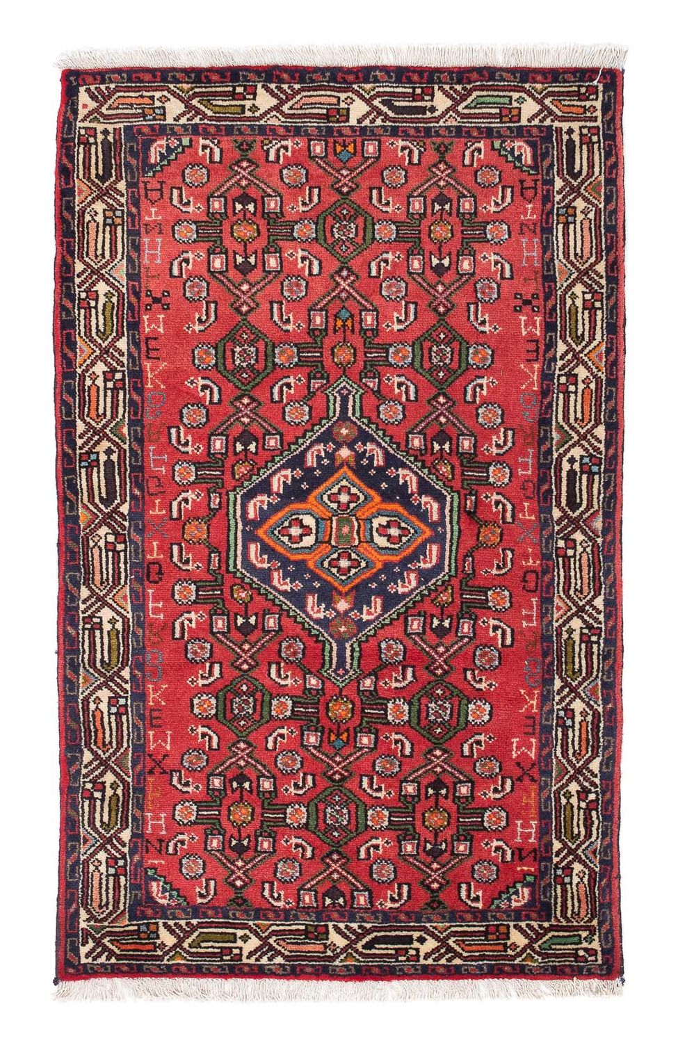 Perserteppich - Nomadic 132 x 77 cm - rot