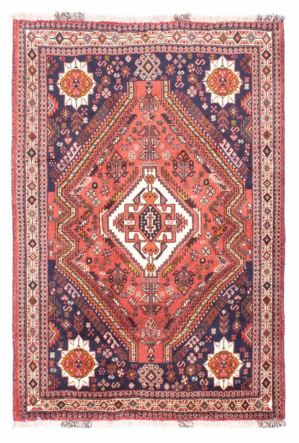 Perserteppich - Nomadic 170 x 118 cm - hellrot