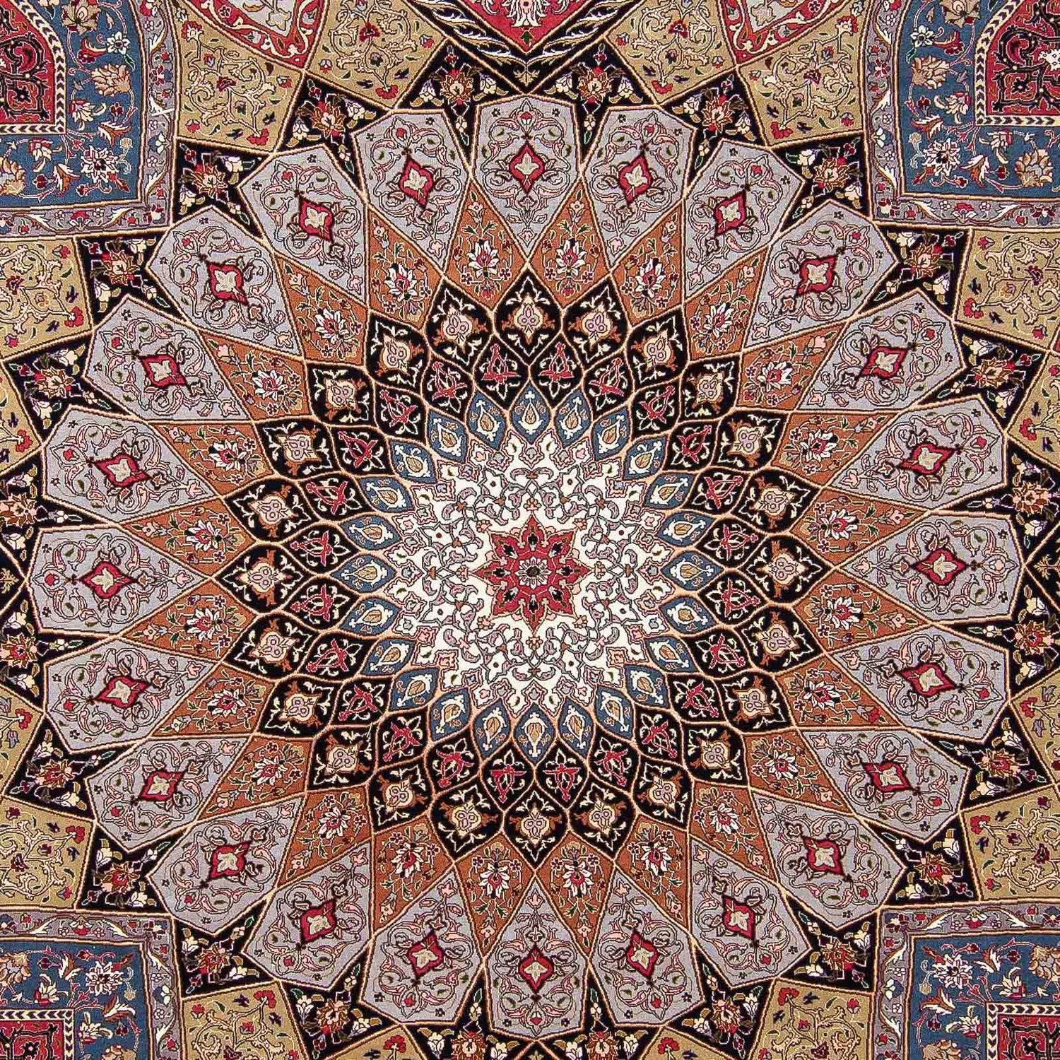 Perserteppich - Täbriz - Royal 303 x 254 cm Wohnzimmer Teppich