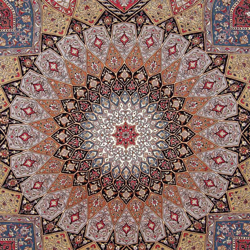 Perserteppich - Täbriz - Royal 303 x 254 cm Wohnzimmer Teppich