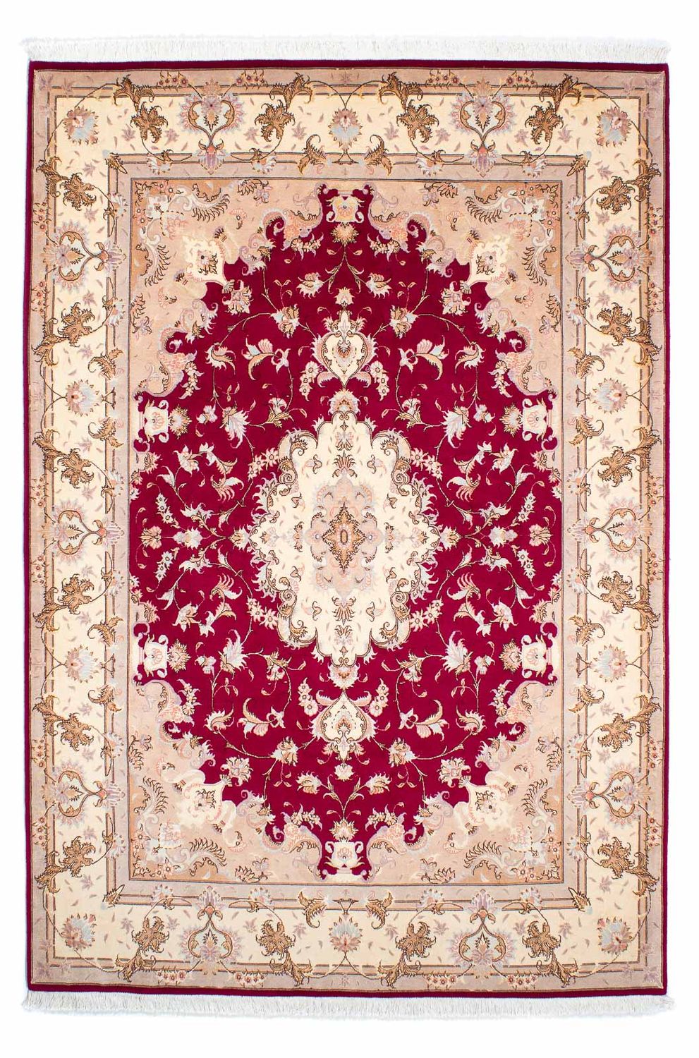 Perserteppich - Täbriz - Royal 243 x 165 cm Wohnzimmer Teppich