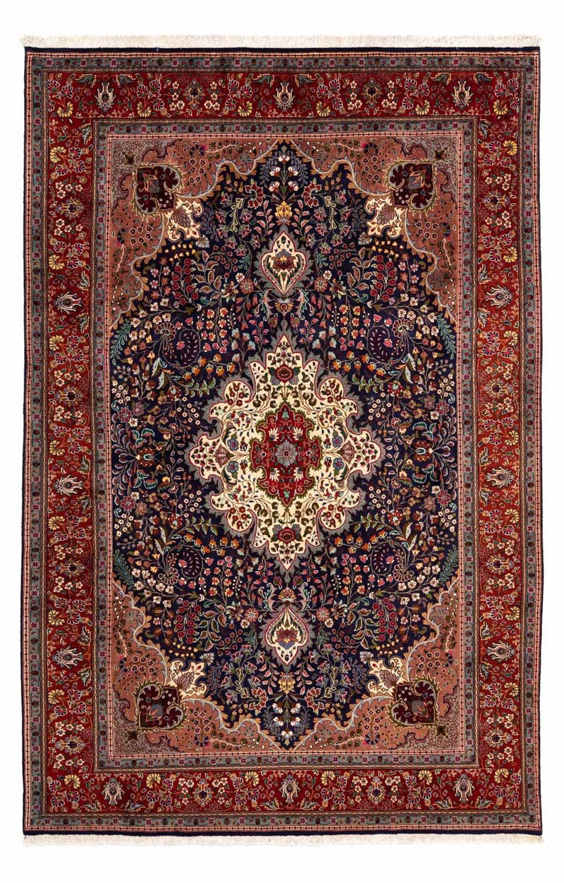 Perserteppich - Täbriz - Royal 302 x 201 cm - dunkelblau