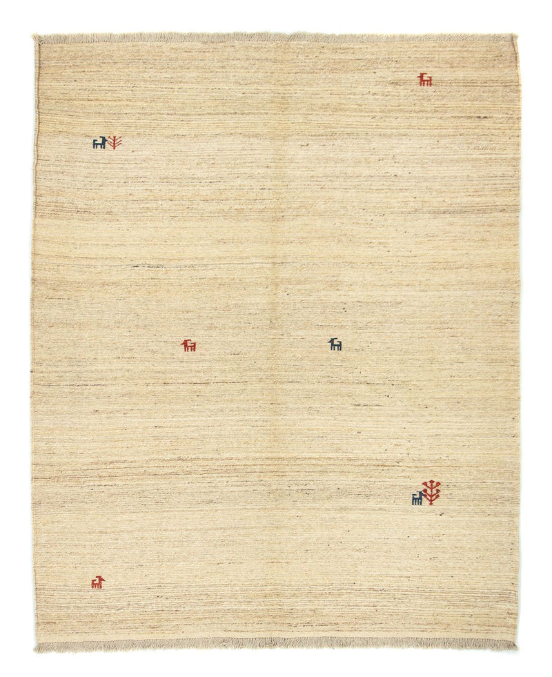Gabbeh Teppich - Perser 192 x 157 cm - beige