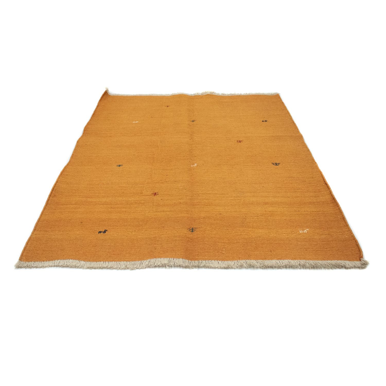 Gabbeh Teppich - Perser 200 x 160 cm - gold