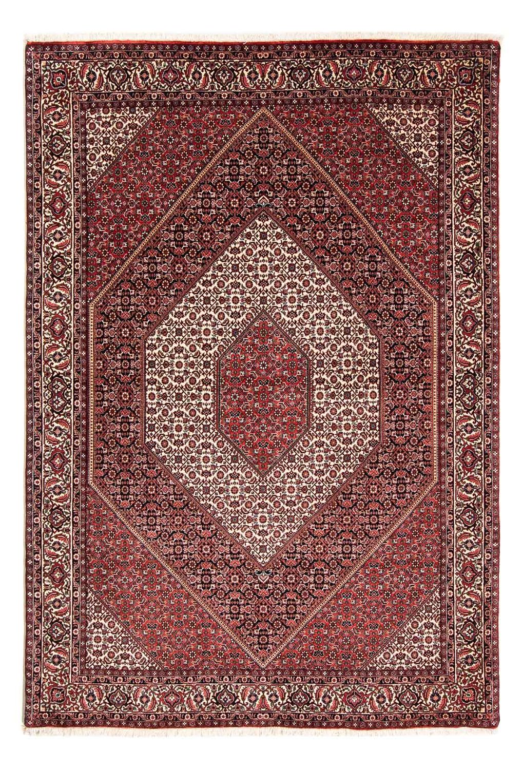 Perserteppich - Bidjar 242 x 171 cm - hellrot