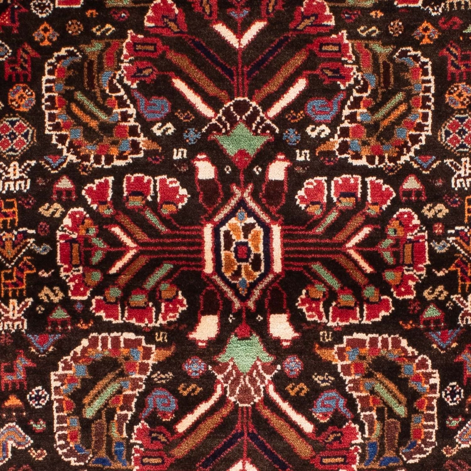 Perserteppich - Nomadic 160 x 112 cm - dunkelblau