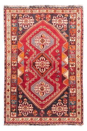 Perserteppich - Nomadic 155 x 105 cm - dunkelrot