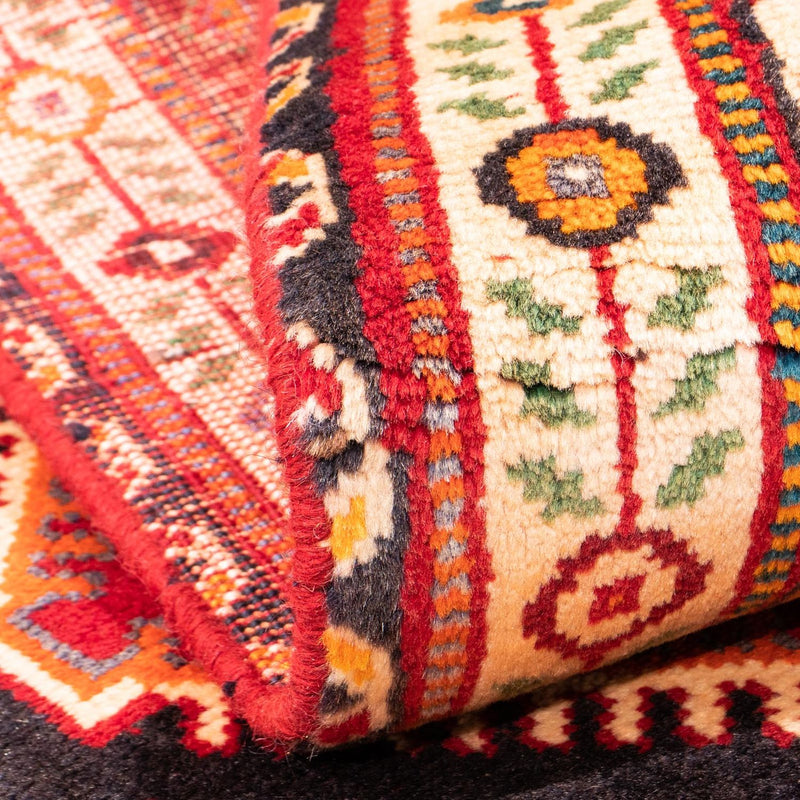 Perserteppich - Nomadic 155 x 105 cm - dunkelrot